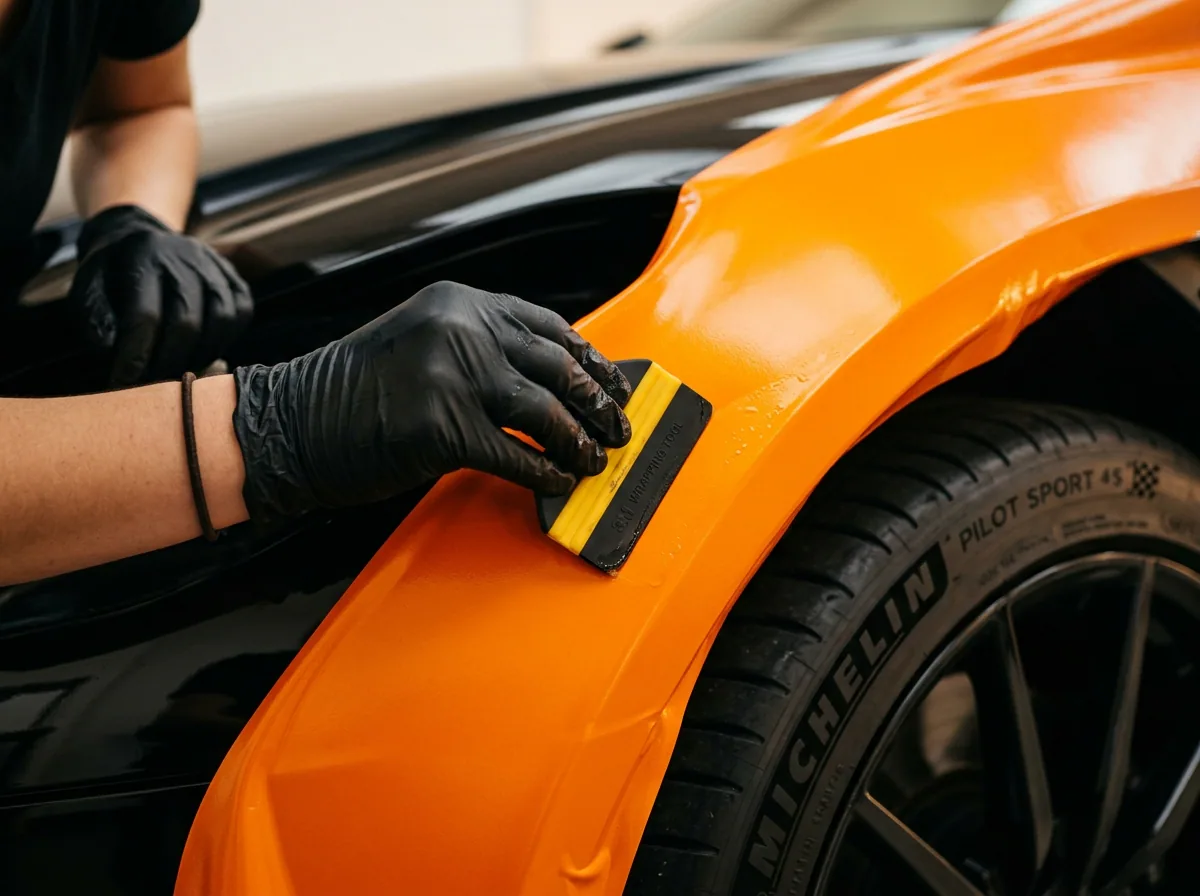 XPEL Lackschutzfolie (PPF) Detailarbeit